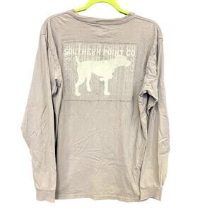 Southern Point Co. Long Sleeve Logo Tee Size Large